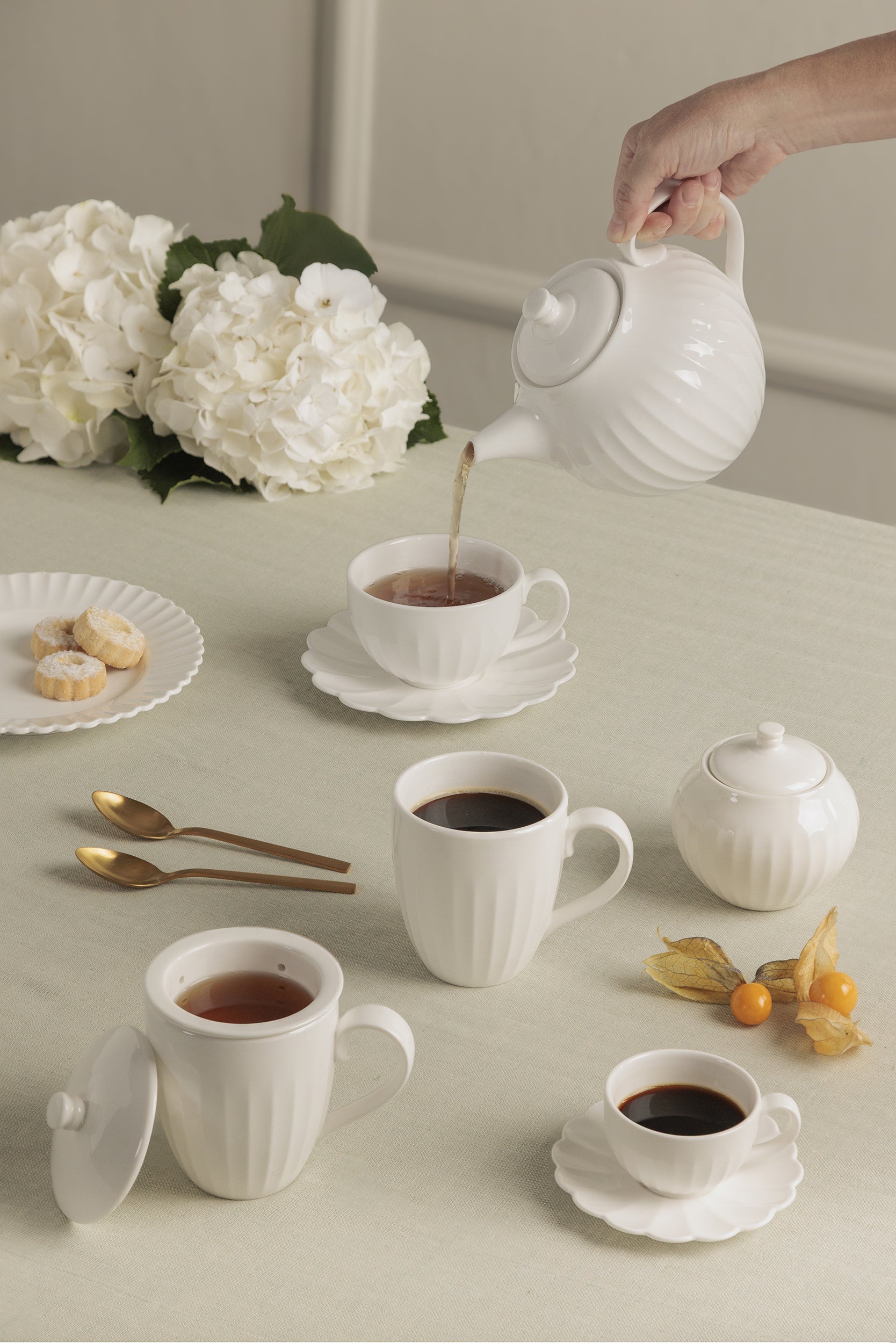 Set da 6 - Bellavista Tisaniera - Porcellana,320 ml