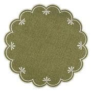 Set da 6 - Botanio Sottopiatto Palme - Tessuto,Ø40  Cm