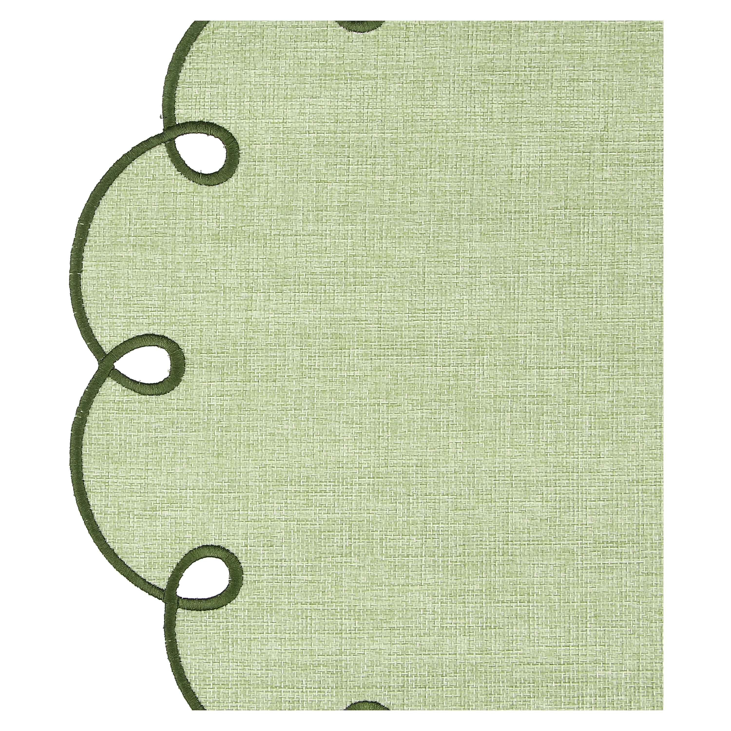 Set da 6 - Botanio Sottopiatto Sangallo - Tessuto,Ø40  Cm