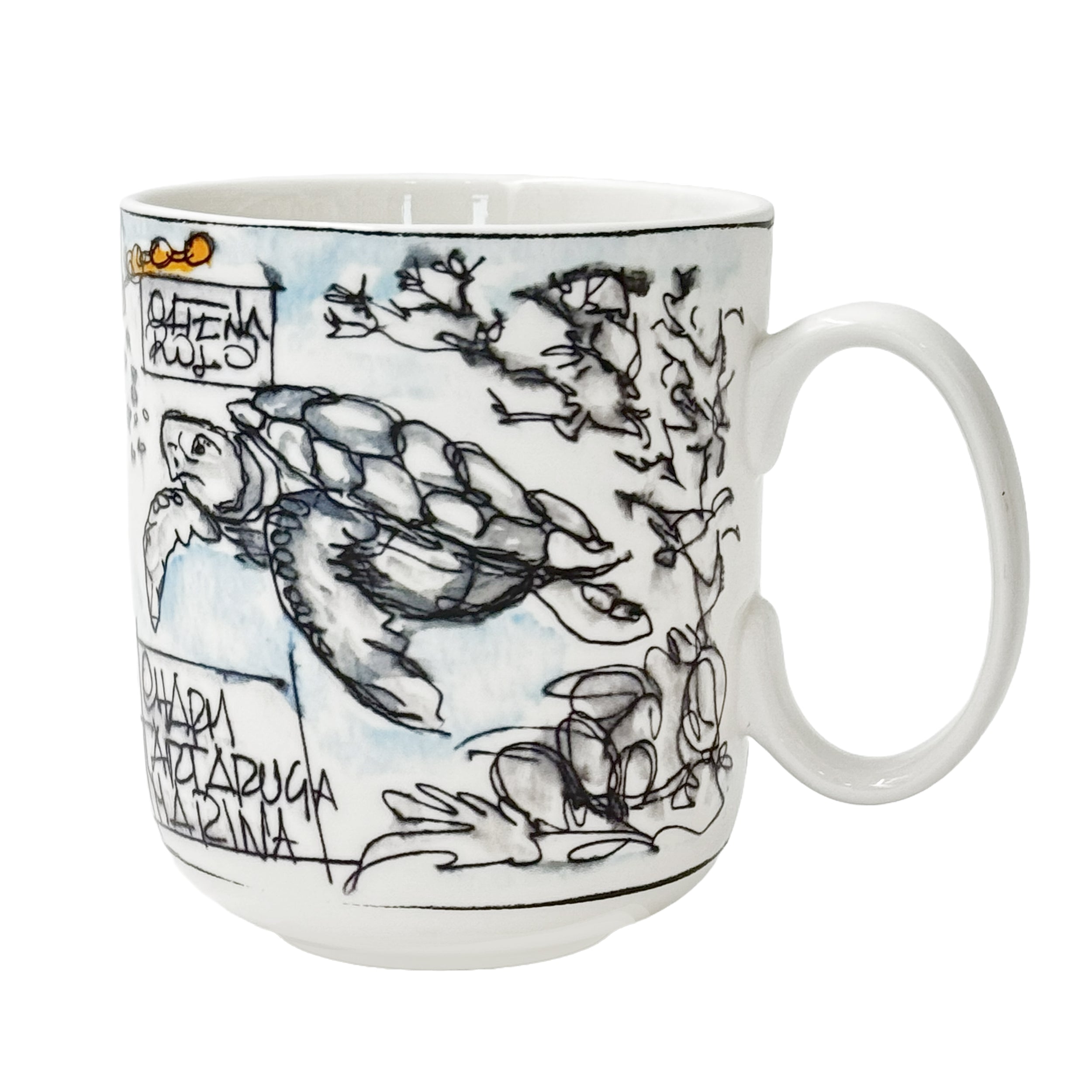 Raspini Eden Mug Tartaruga - Porcellana,400 ml