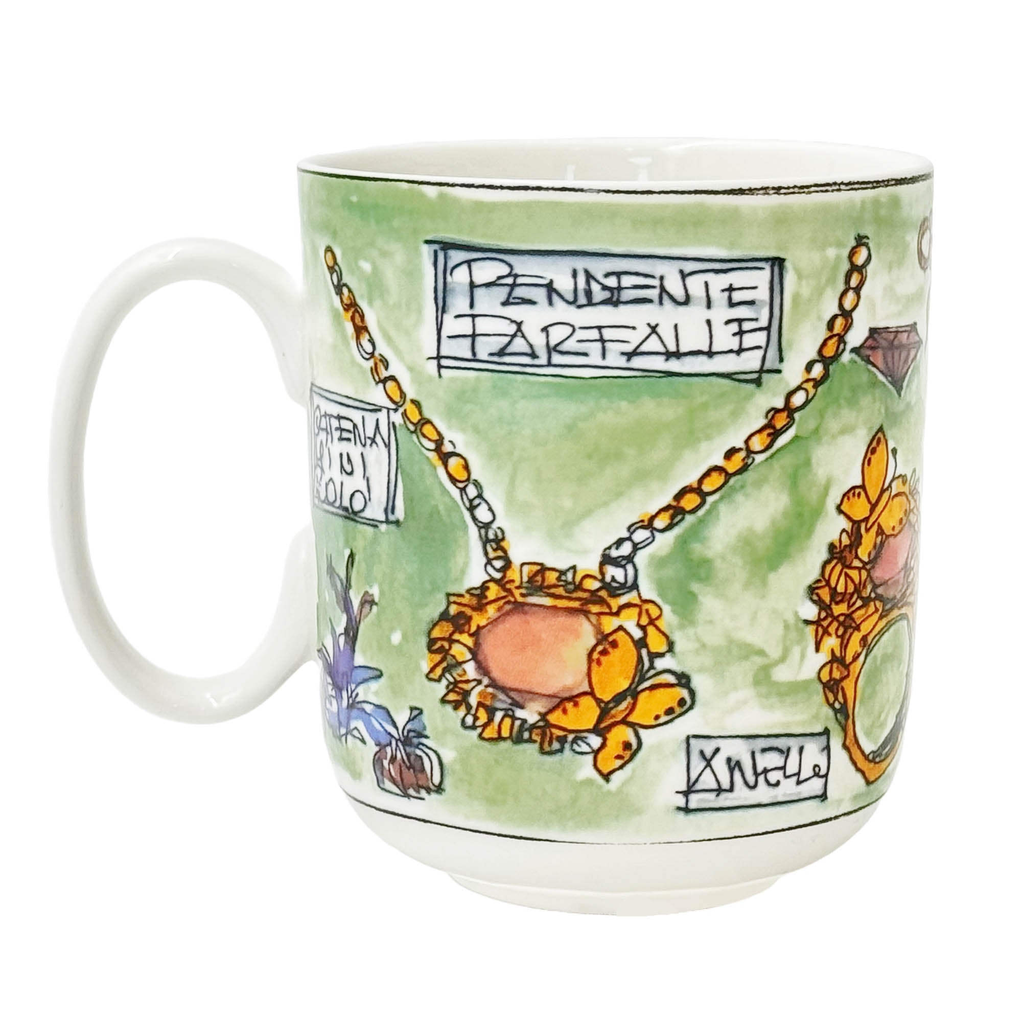 Raspini Eden Mug Farfalla - Porcellana, 400 ml