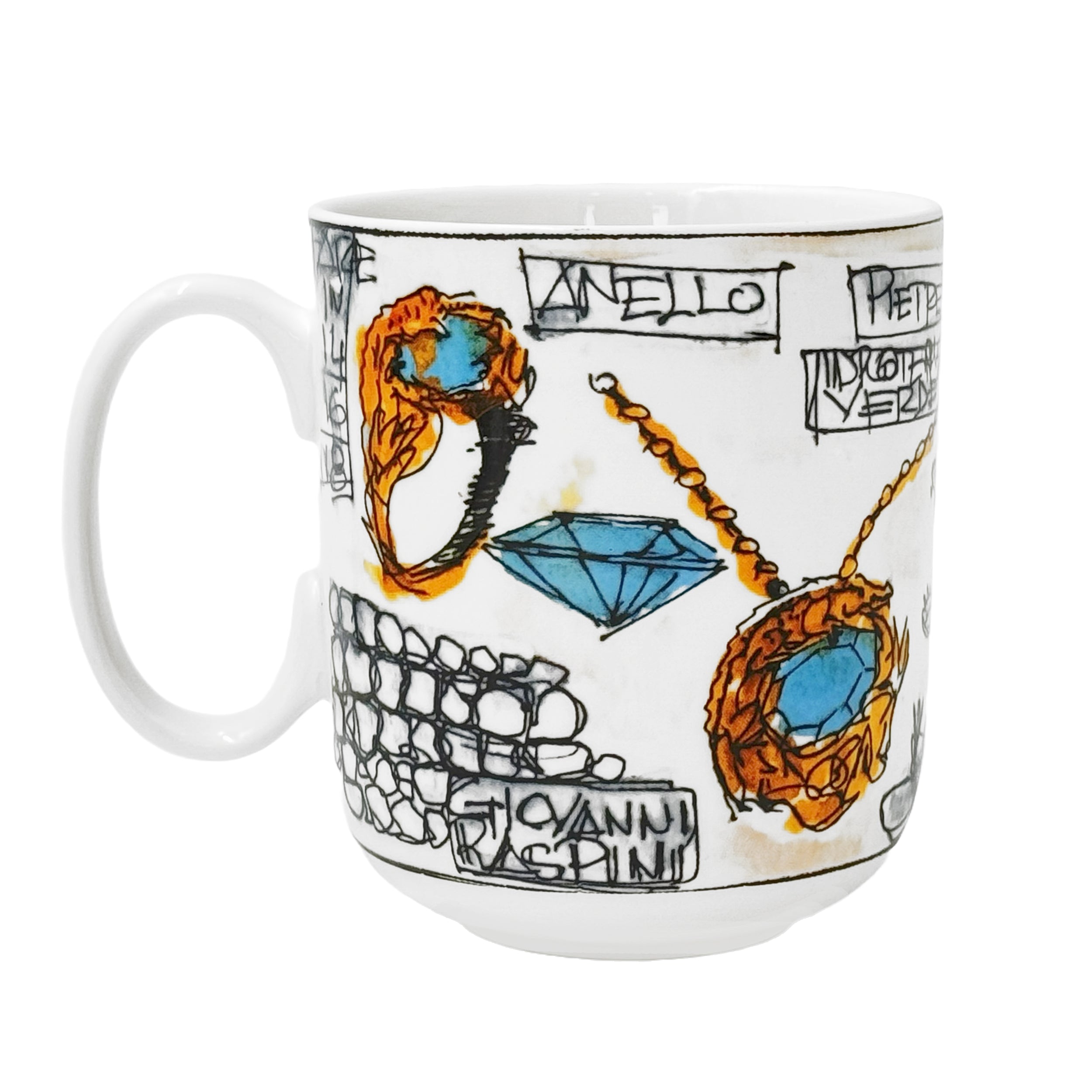 Raspini Eden Mug Coccodrillo - Porcellana,400 ml