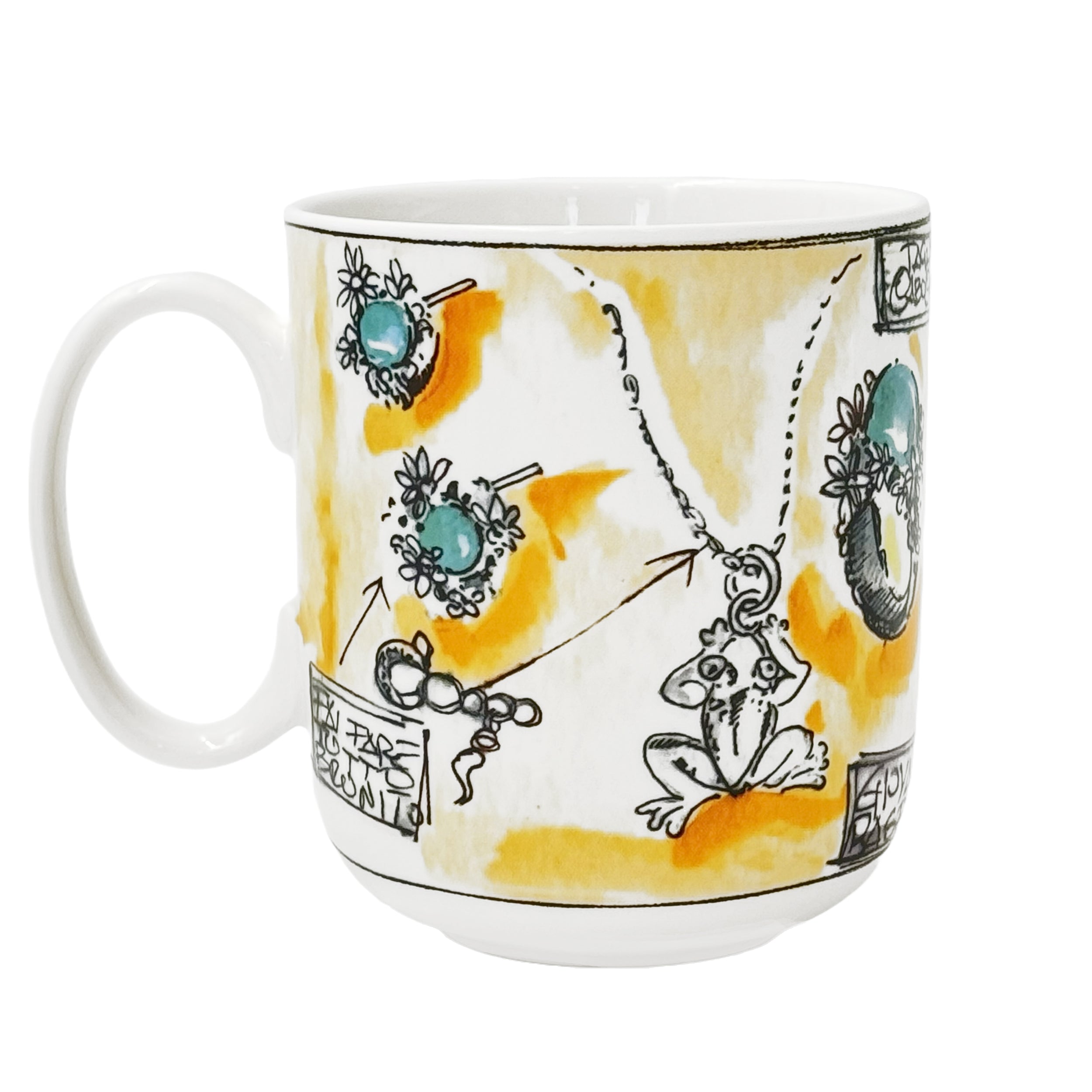 Raspini Eden Mug Rana - Porcellana,400 ml