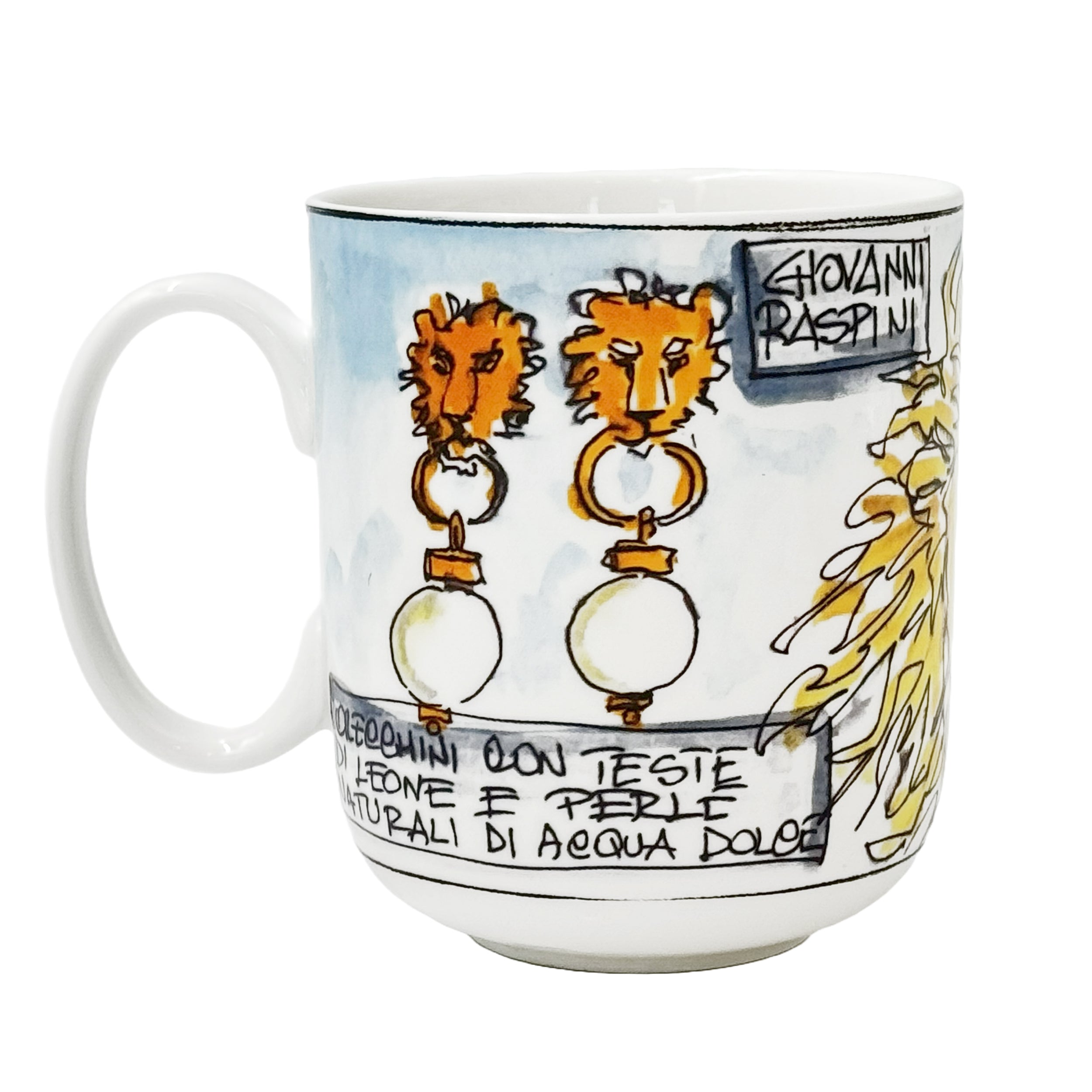 Raspini Eden Mug Leone - Porcellana,400 ml