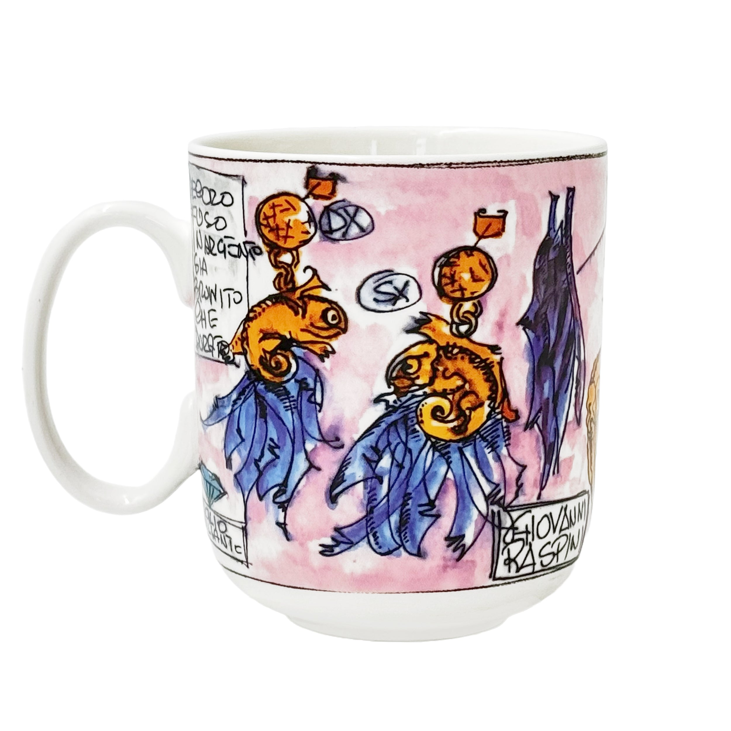 Raspini Eden Mug Camaleonte - Porcellana,400 ml