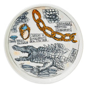 Raspini Eden Svuotatasche / Piattino Coccodrillo - Porcellana,21  Cm