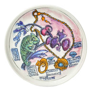 Raspini Eden Svuotatasche / Piattino Camaleonte - Porcellana,21  Cm