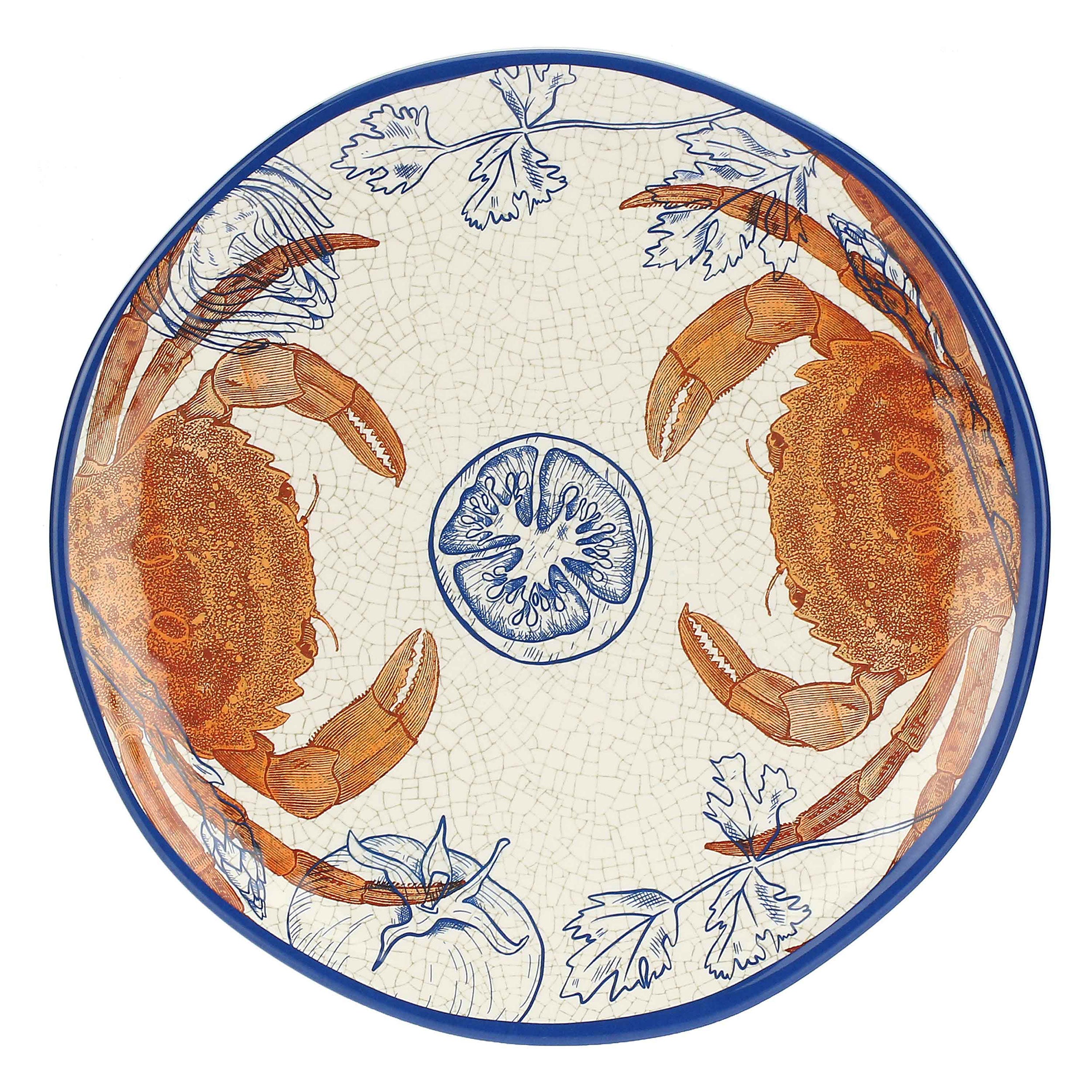 Vassoio Rotondo, Ocean Life - Melamina, 32 cm