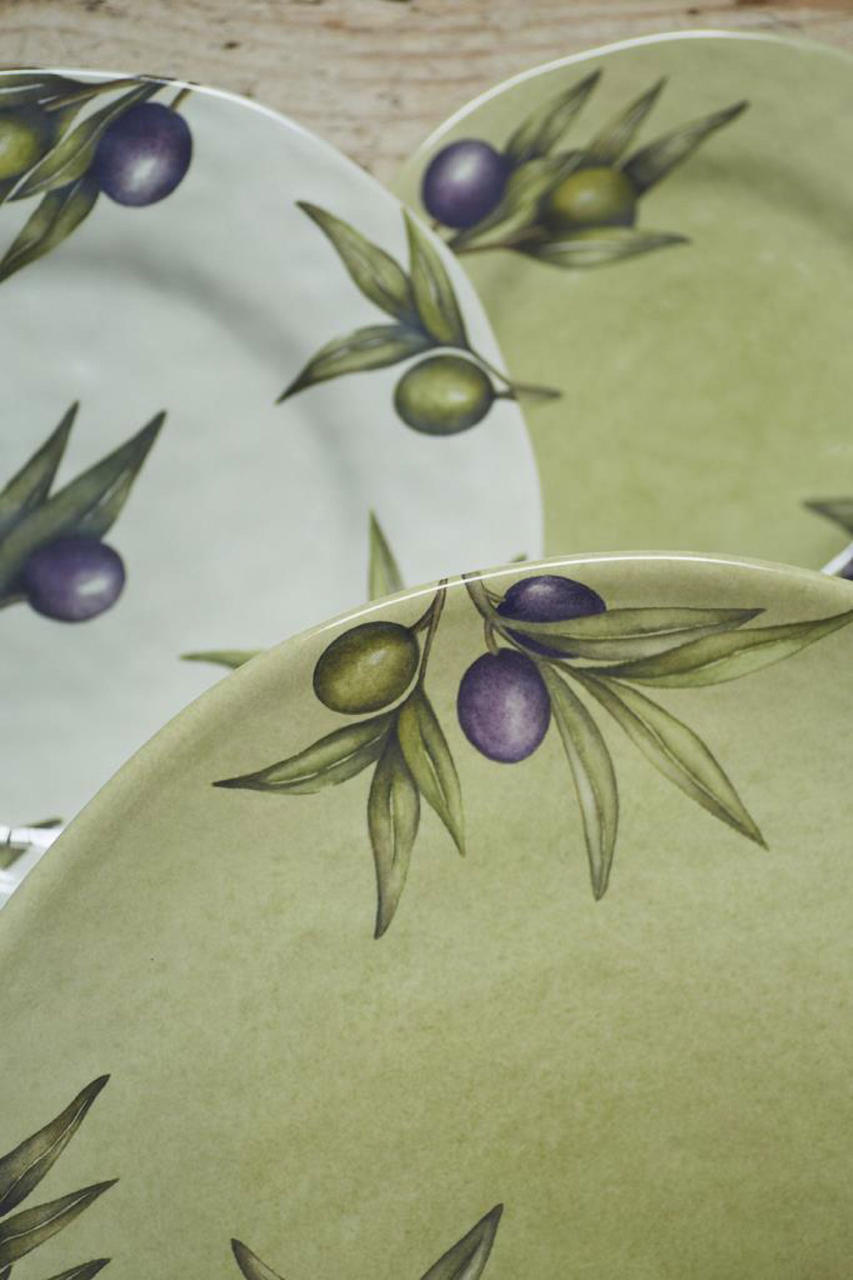 Set da 2, Piatto Fondo, Olyvia - Melamina, 21cm