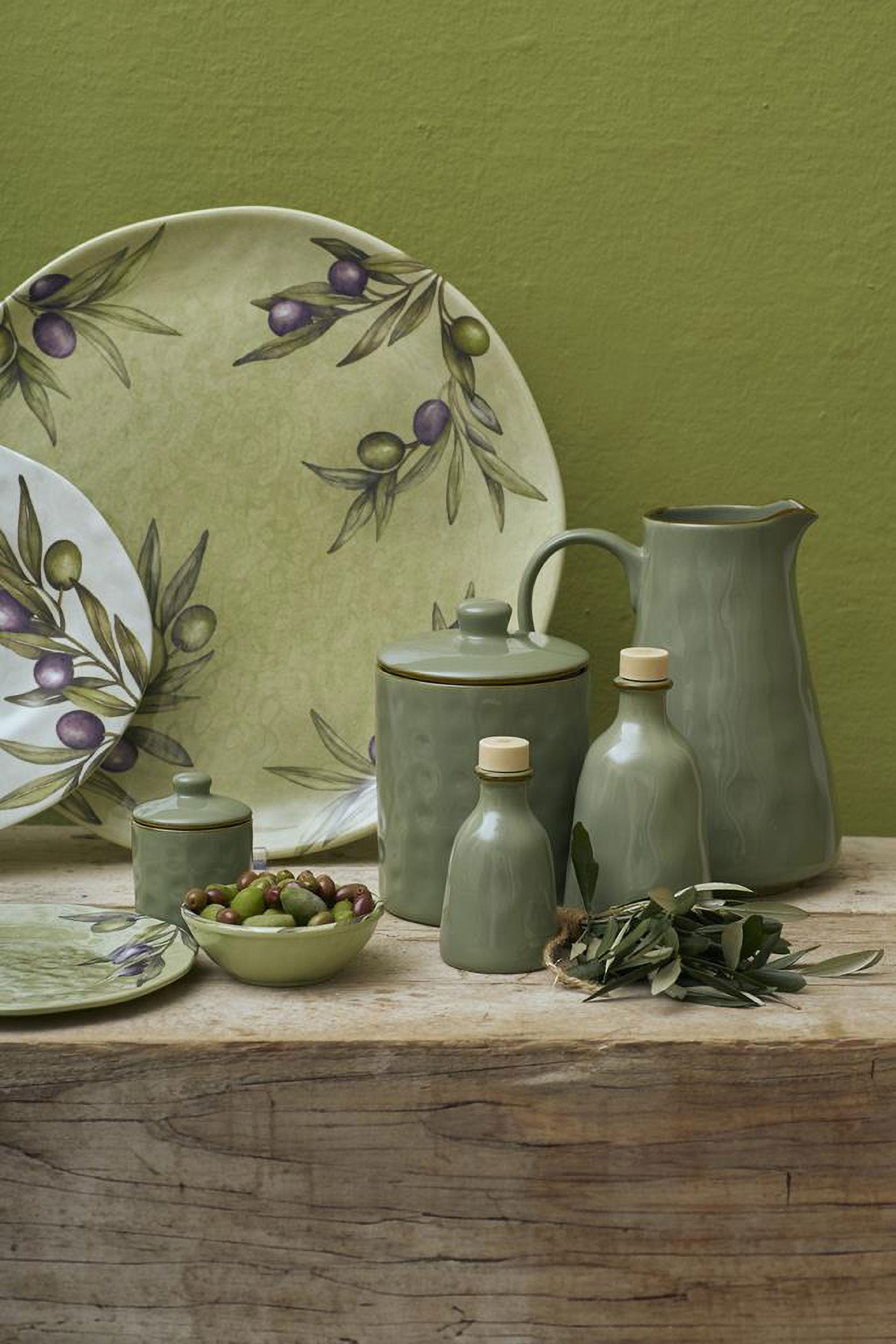Set da 2, Piatto Fondo, Olyvia - Melamina, 21cm