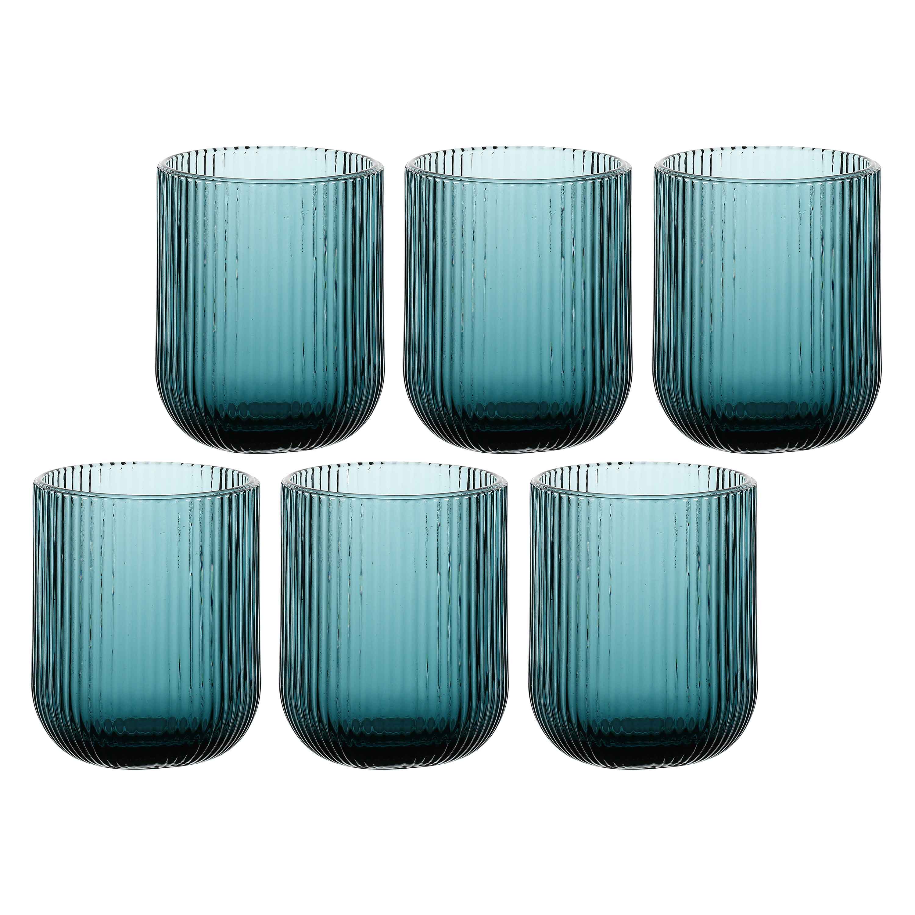 Set da 6, Bicchieri, Twisty - Vetro