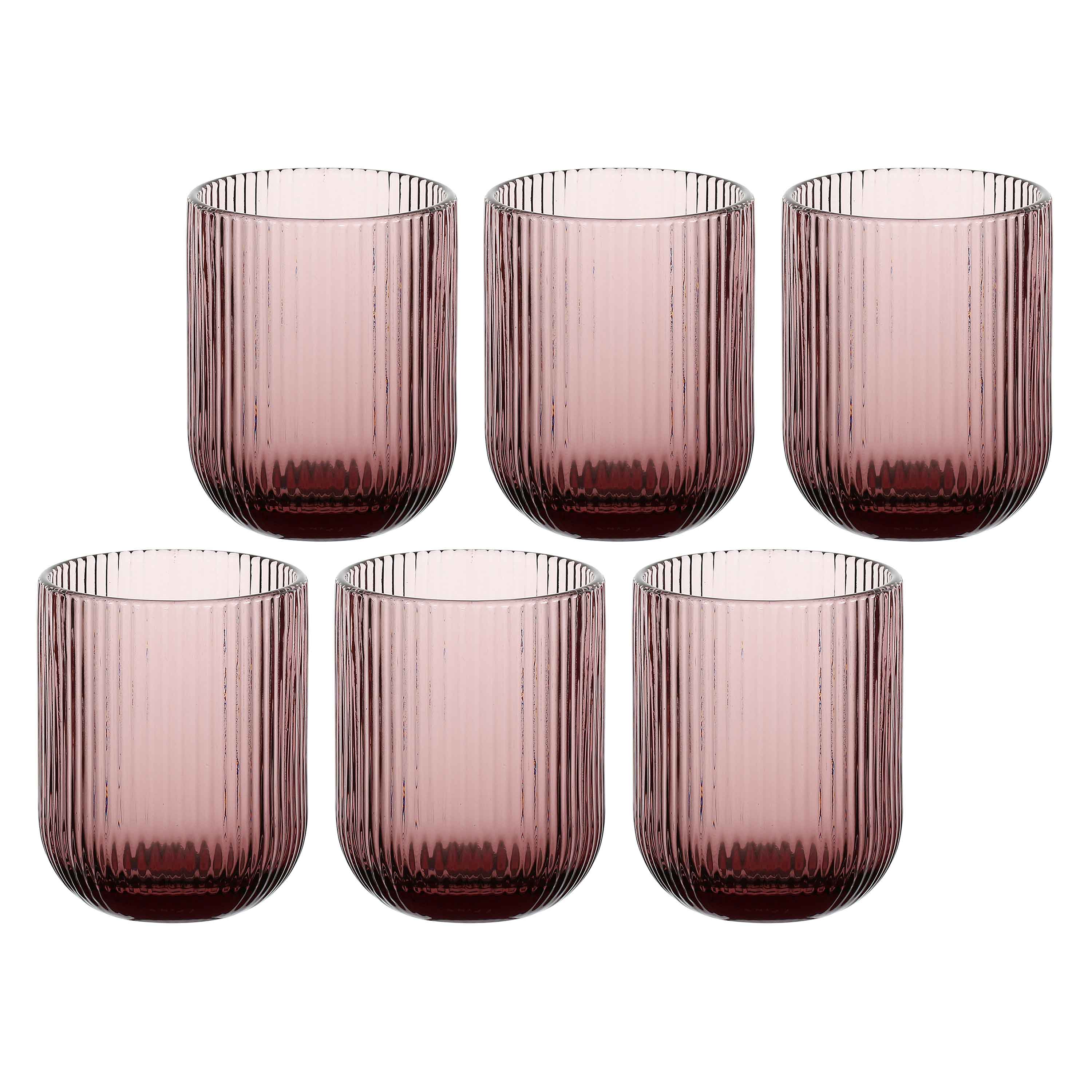 Set da 6, Bicchieri, Twisty - Vetro