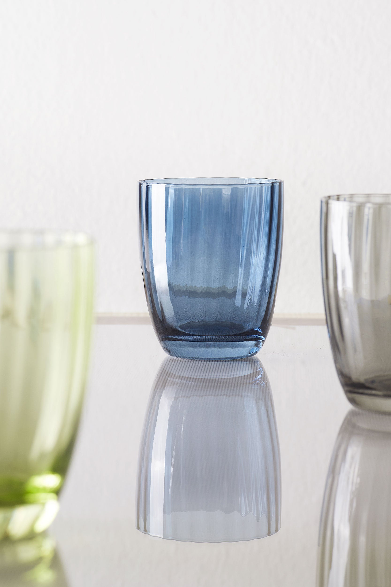 Set da 6, Bicchiere Verde, Prismia - Vetro, 310 ml