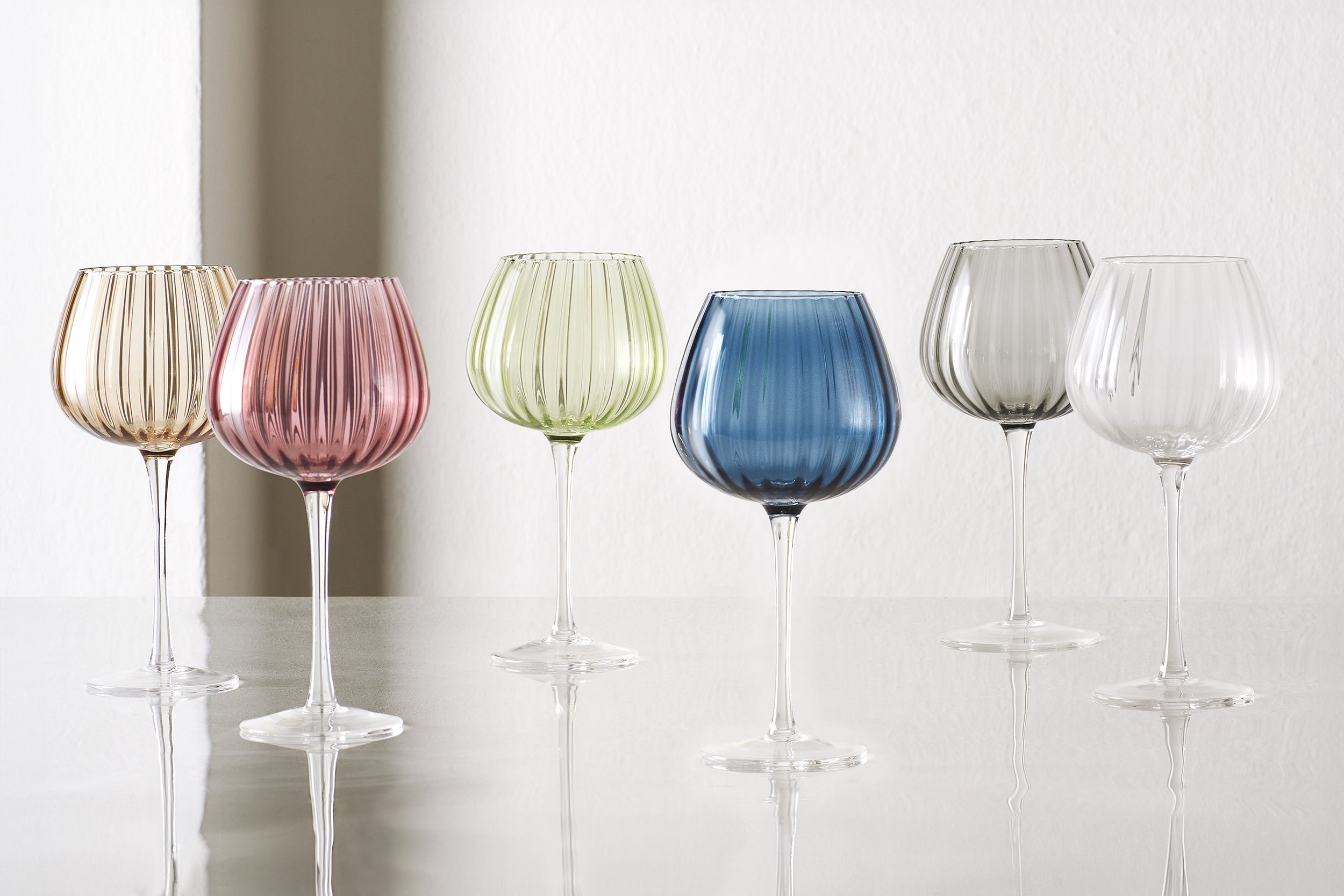 Set da 6, Calici, Prismia - Vetro, 460 ml