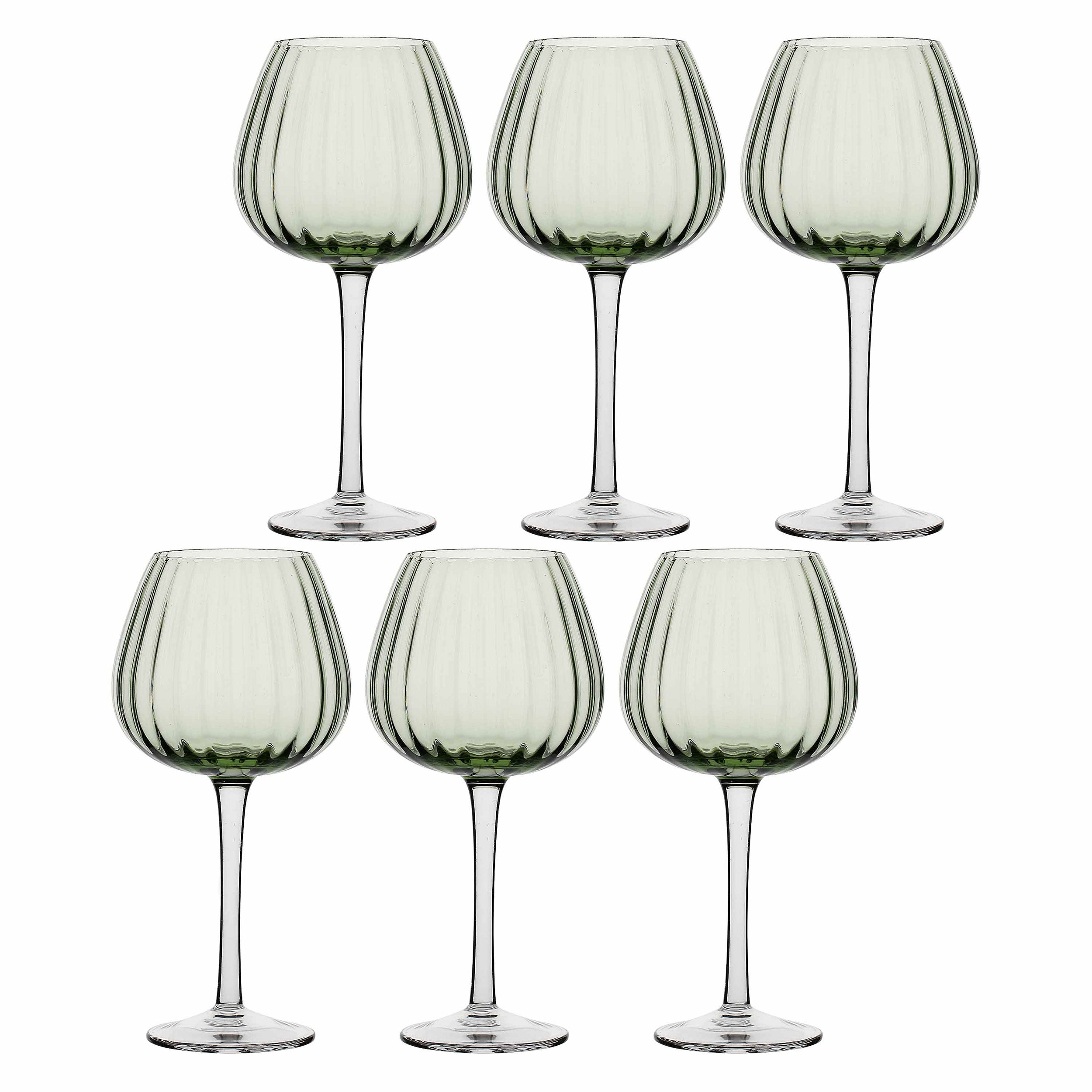 Set da 6, Calici, Prismia - Vetro, 460 ml