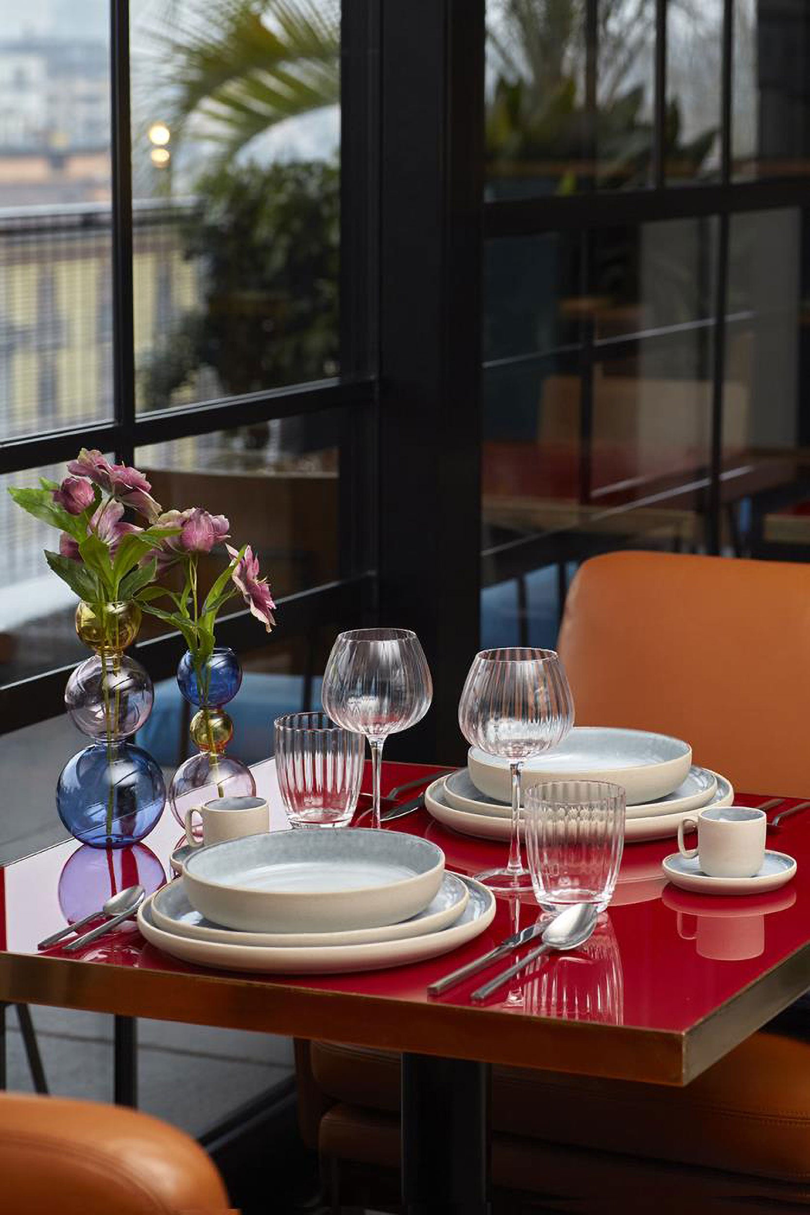 Set da 6, Piatto Fondo, Arpeggio - Stoneware