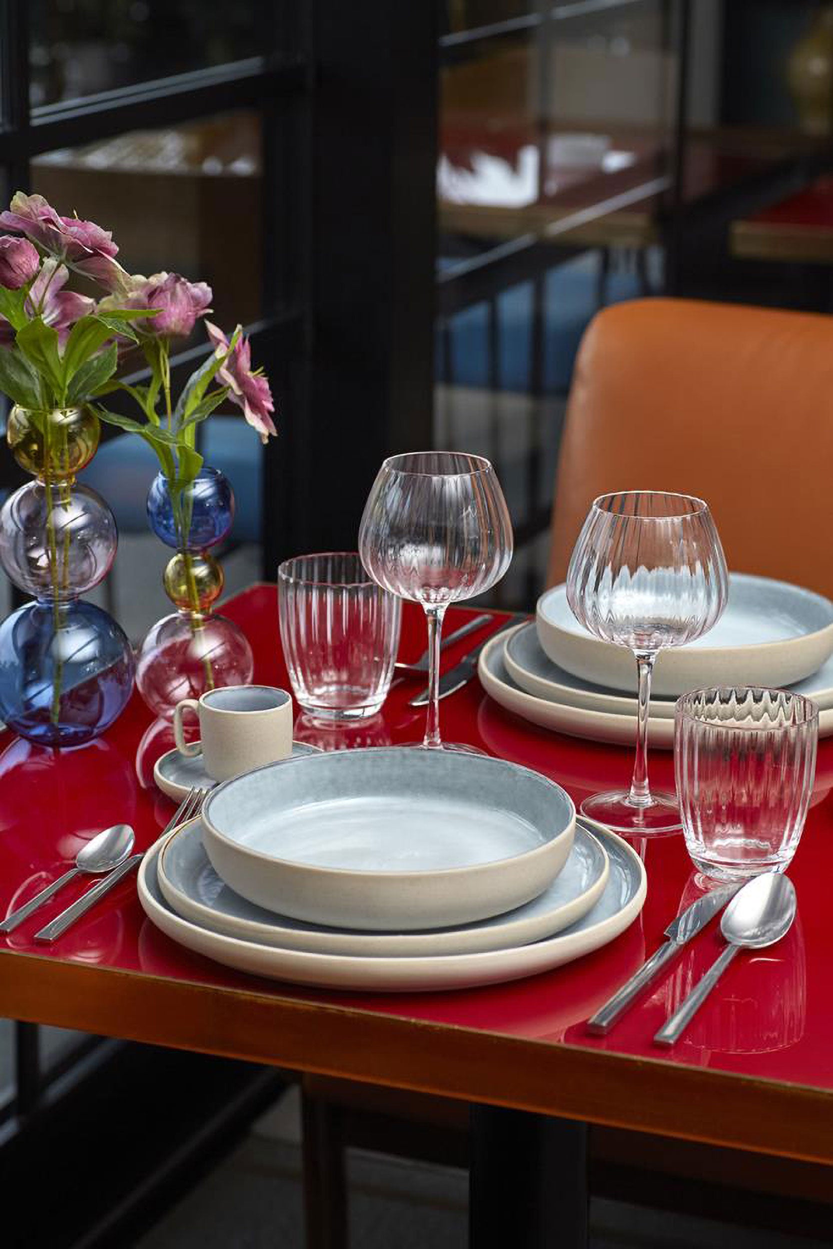 Set da 6, Piatto Fondo, Arpeggio - Stoneware