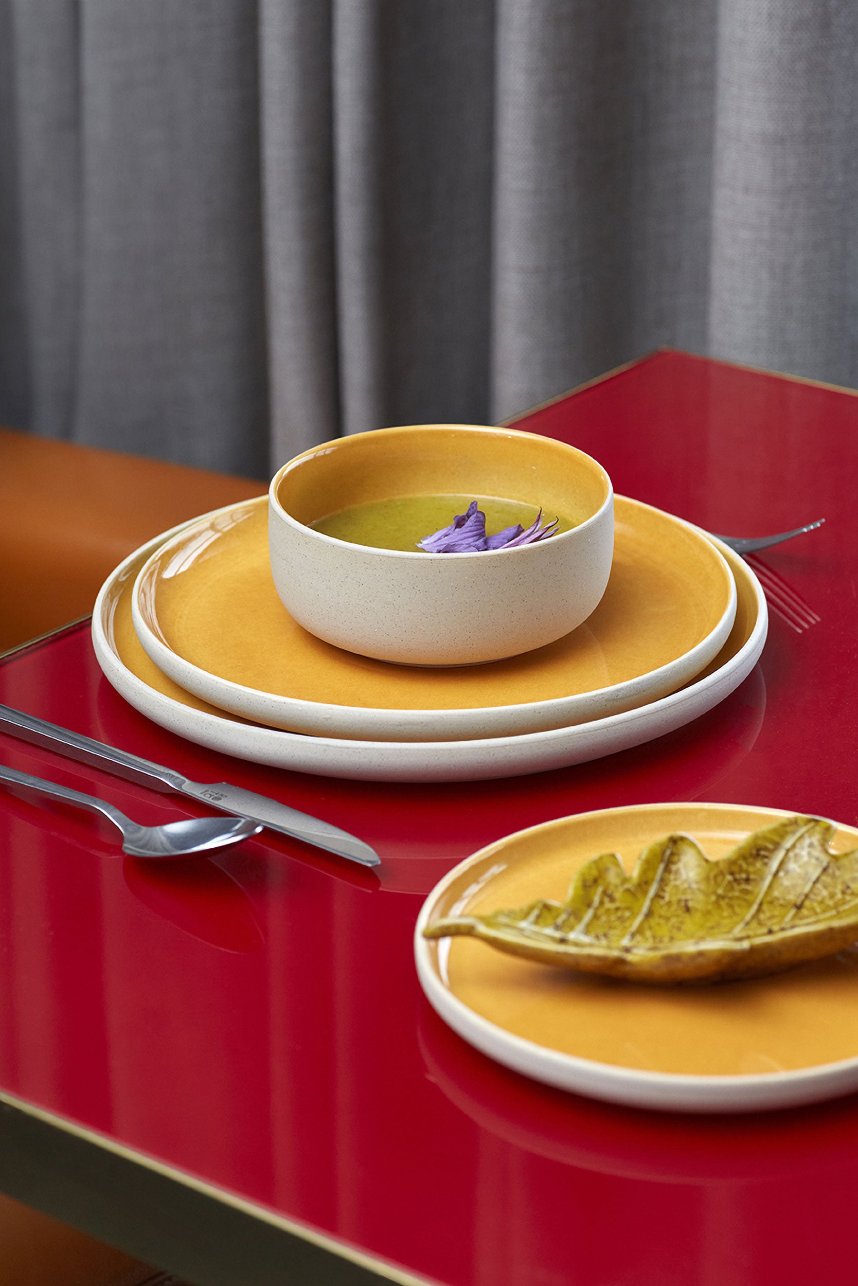 Set da 6, Piatto Frutta Arpeggio - Stoneware