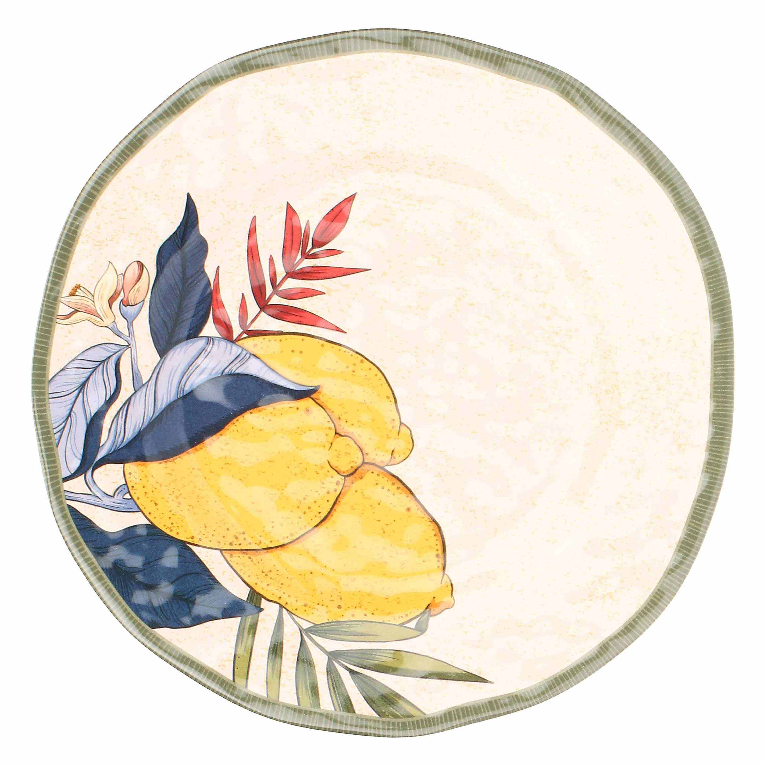 Fruit Plate Set, Limu' - Melamine, 21cm