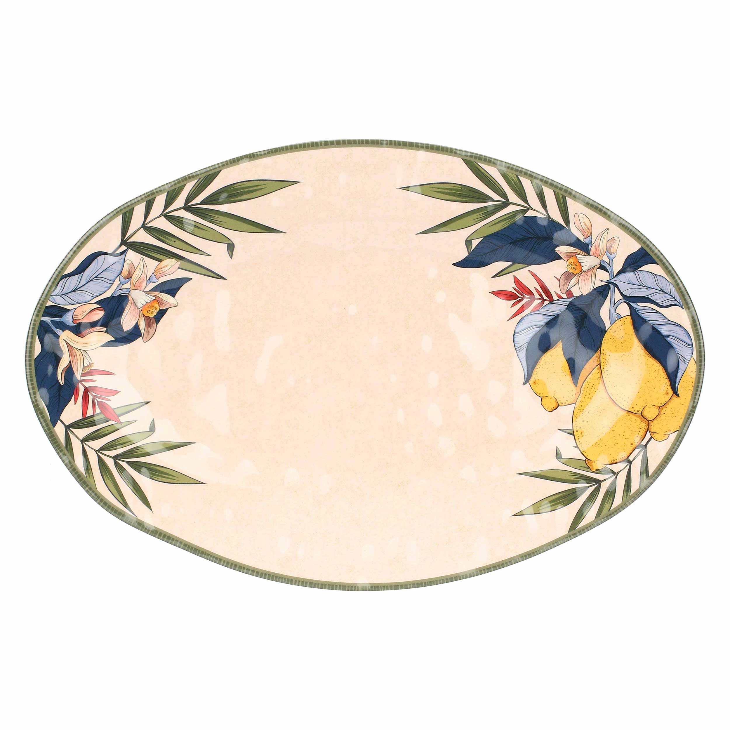 Oval Tray, Limu' - Melamine, 45x30cm
