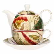 Tea4one with Red Saucer, Mirabilia - Porcelain, 300ml