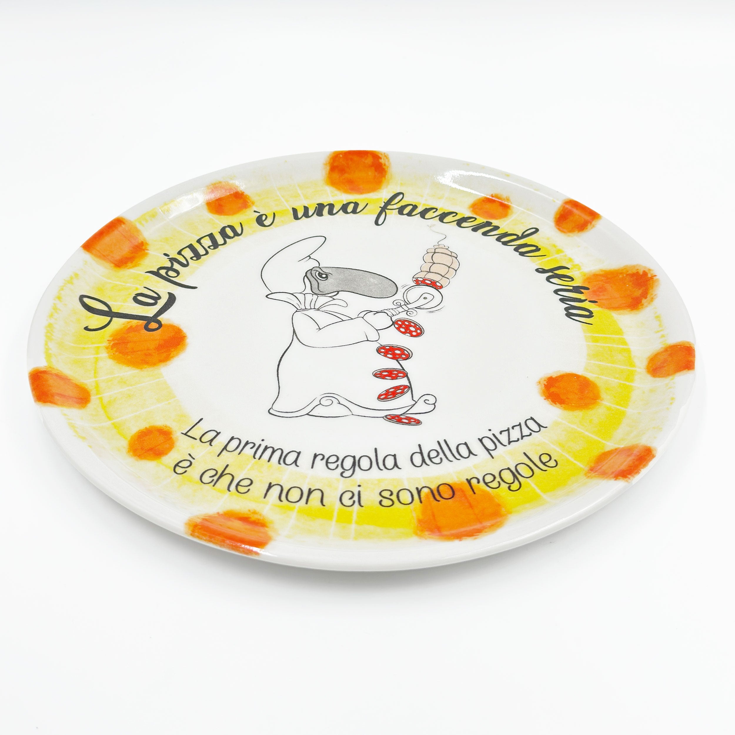 Set da 4 Piatto Pizza, Chepizza - Porcellana, 31 cm
