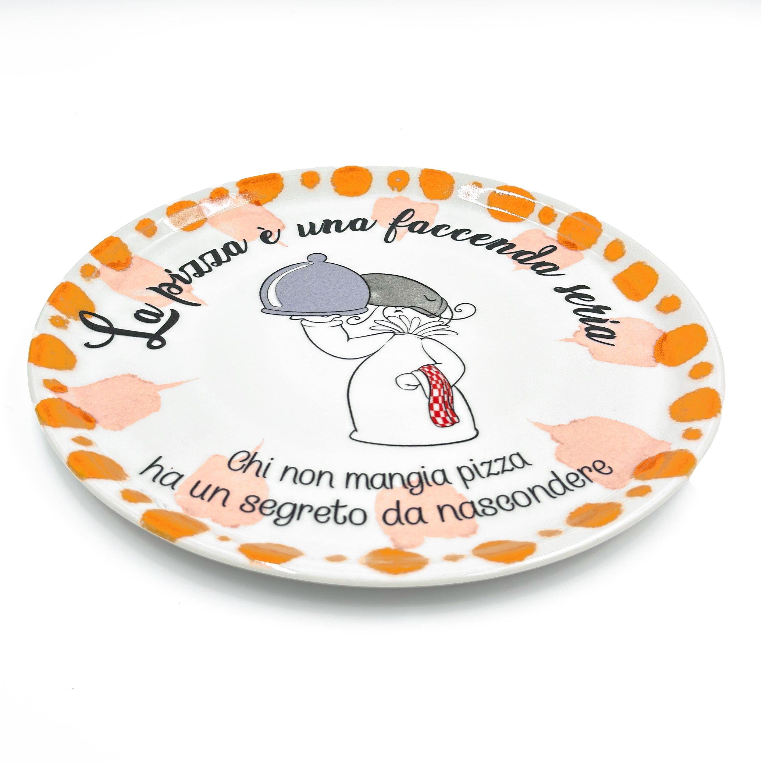 Set da 4 Piatto Pizza, Chepizza - Porcellana, 31 cm
