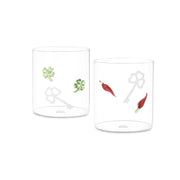 Lieve Set 2 Bicchieri Fortuna - Borosilicato, Ø8x9 cm