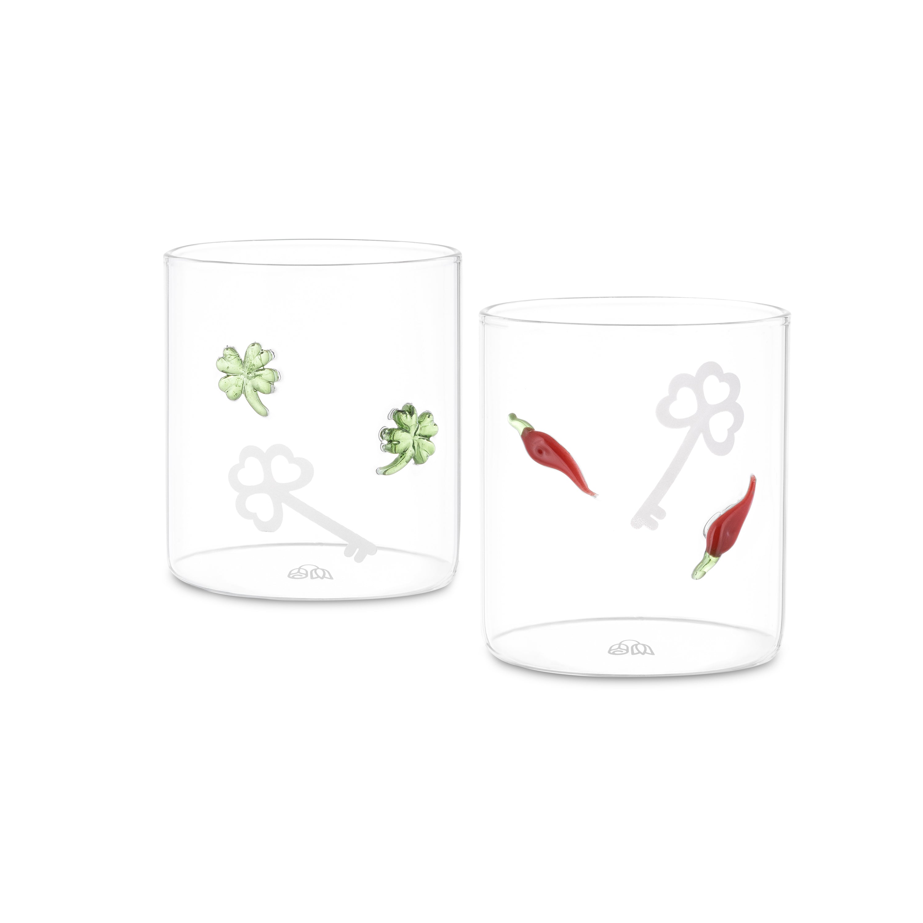 Lieve Set 2 Bicchieri Fortuna - Borosilicato, Ø8x9 cm