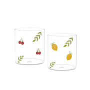 Lieve Set 2 Bicchieri Frutta - Borosilicato, Ø8x9 cm