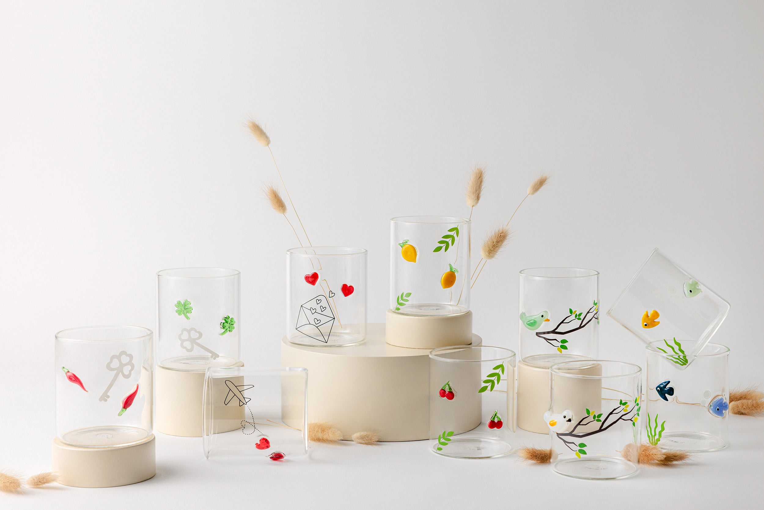 Lieve Set 2 Bicchieri Fortuna - Borosilicato, Ø8x9 cm