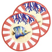 Set Piatti Frutta, Litorale - Melamina, 21cm