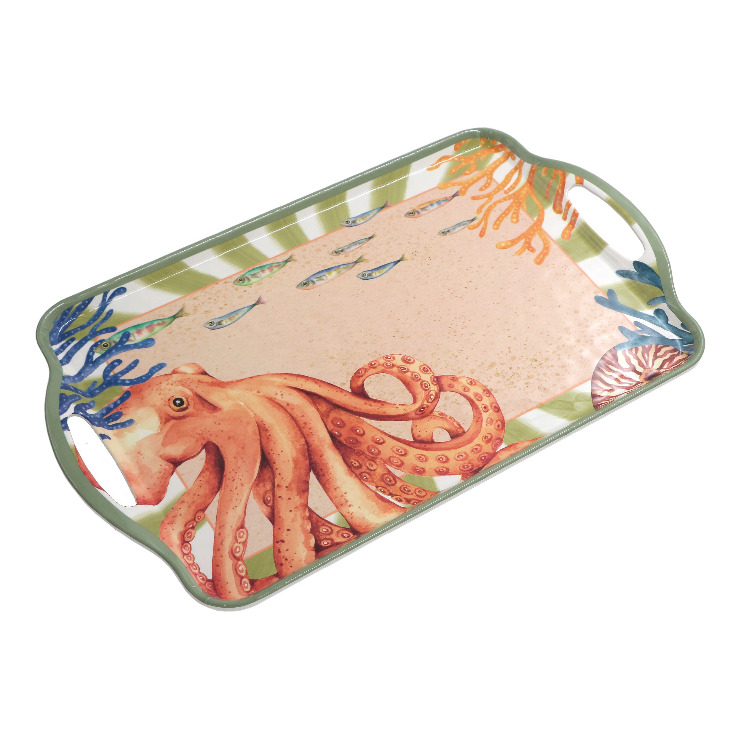Vassoio Manici, Litorale - Melamina, 49x29,5xH3 cm