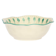 Set da 2 - Domitilla Verde Acqua Insalatiera - Stoneware, Ø24X9,5 cm