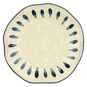 Set da 6 - Domitilla Blu Notte Piatto Piano - Stoneware, Ø27,3 cm