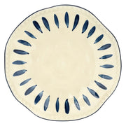 Set da 6 - Domitilla Blu Notte Piatto Frutta - Stoneware, Ø20 cm