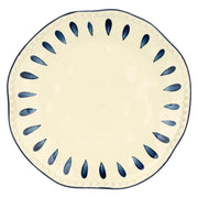 Set da 2 - Domitilla Blu Notte Piatto Rotondo - Stoneware, Ø32 cm