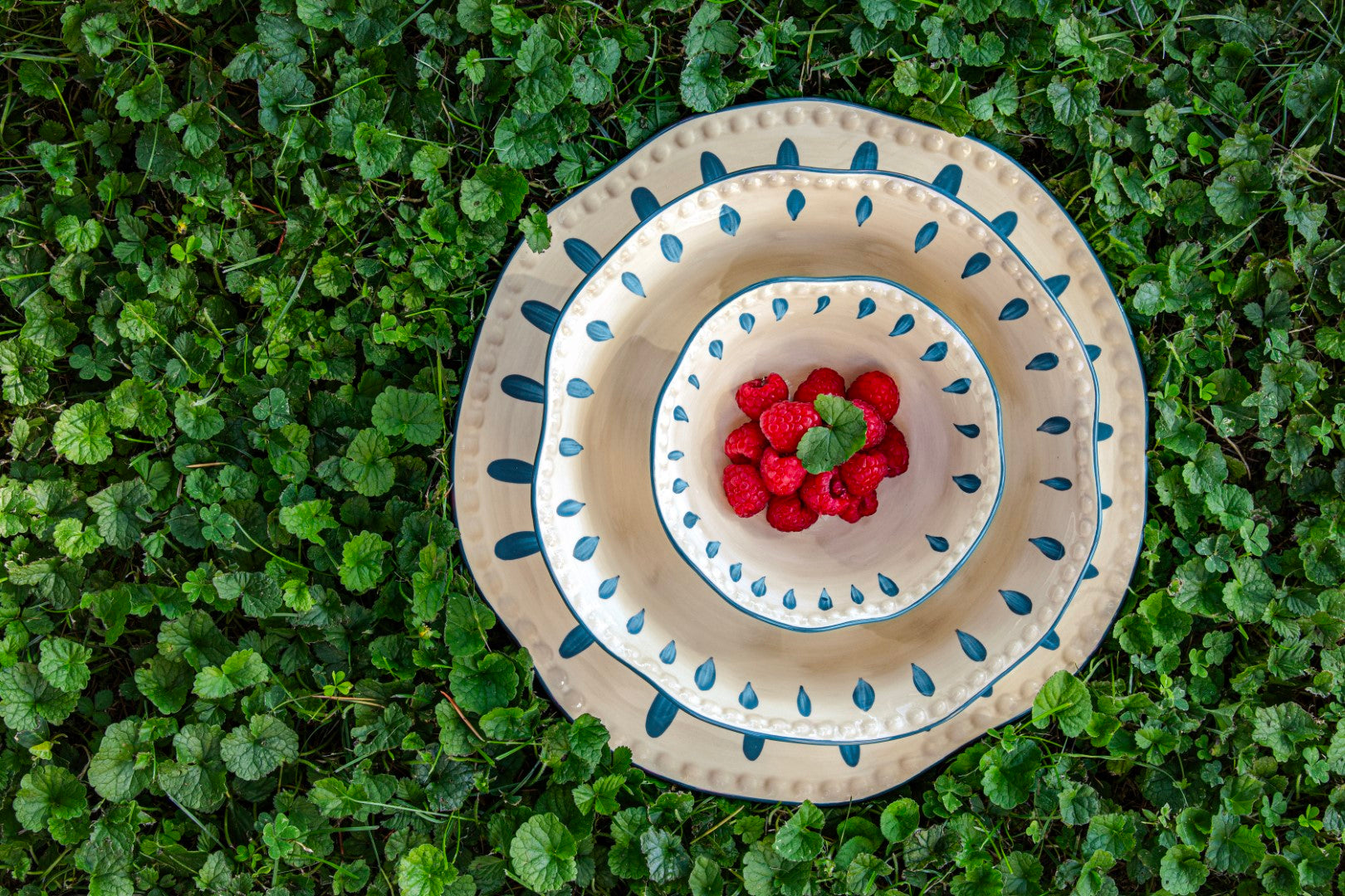 Set da 6 - Domitilla Blu Notte Ciotola Piccola - Stoneware, Ø15Xh6 cm