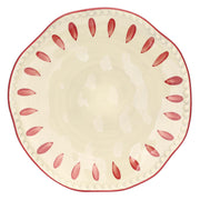 Set da 6 - Domitilla Magenta Piatto Piano - Stoneware, Ø27,3 cm