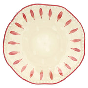 Set da 6 - Domitilla Magenta Piatto Frutta - Stoneware, Ø20 cm