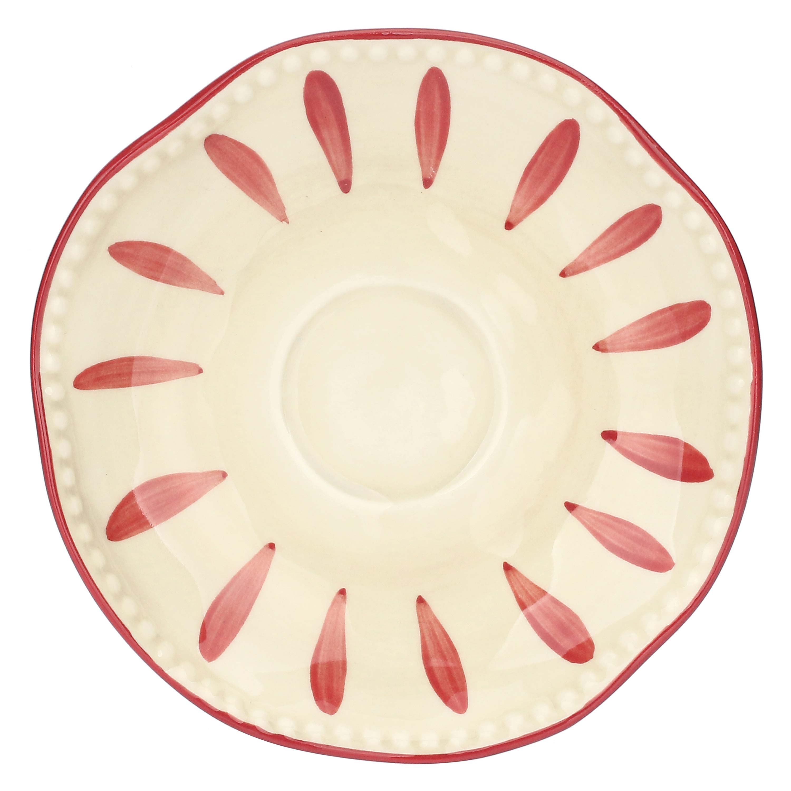 Set da 6 - Domitilla Magenta Tazzina Caffè C/P - Stoneware, Ø11cm 90 cc