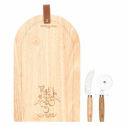 Aumm Tagliere Pizza - Legno, 40x25x1,5 cm