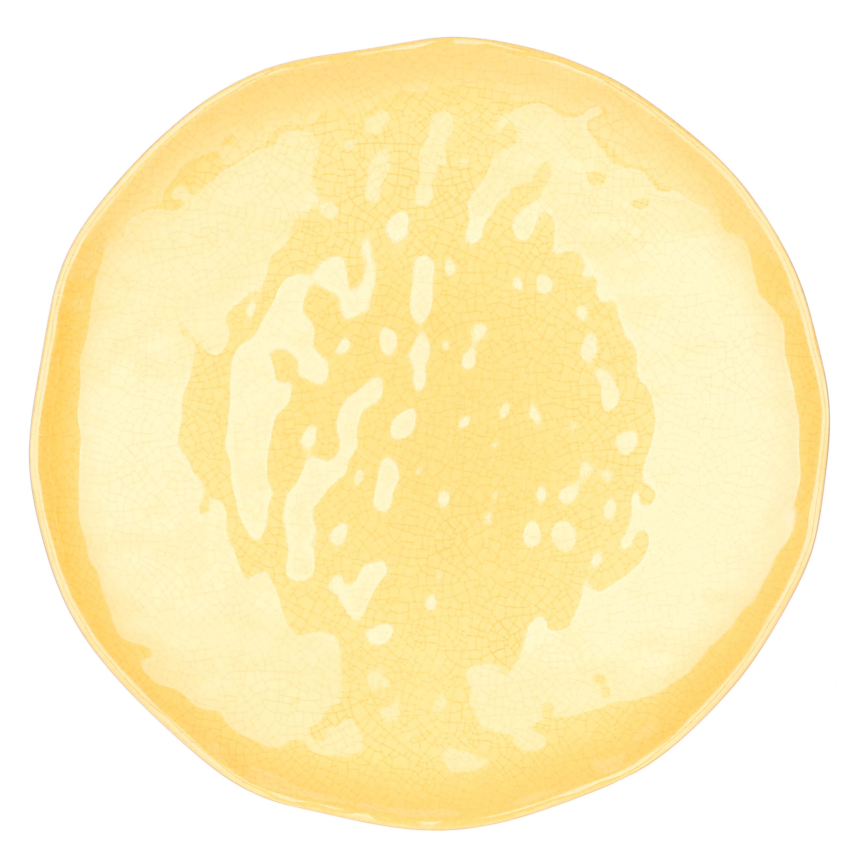 Atmosfera Ocra Set 2 Piatti Piani - MELAMINA, Ø27 cm