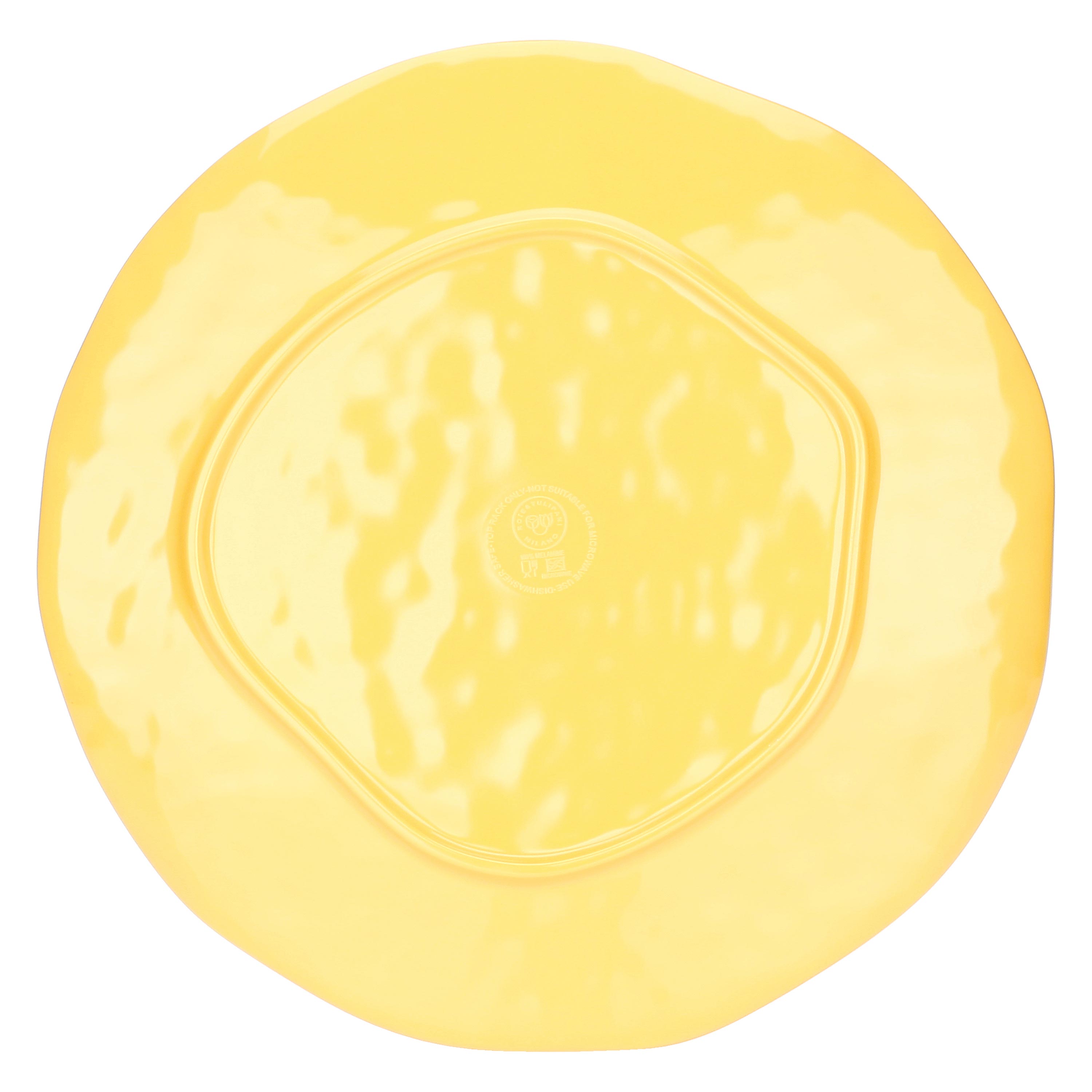 Atmosfera Ocra Set 2 Piatti Piani - MELAMINA, Ø27 cm