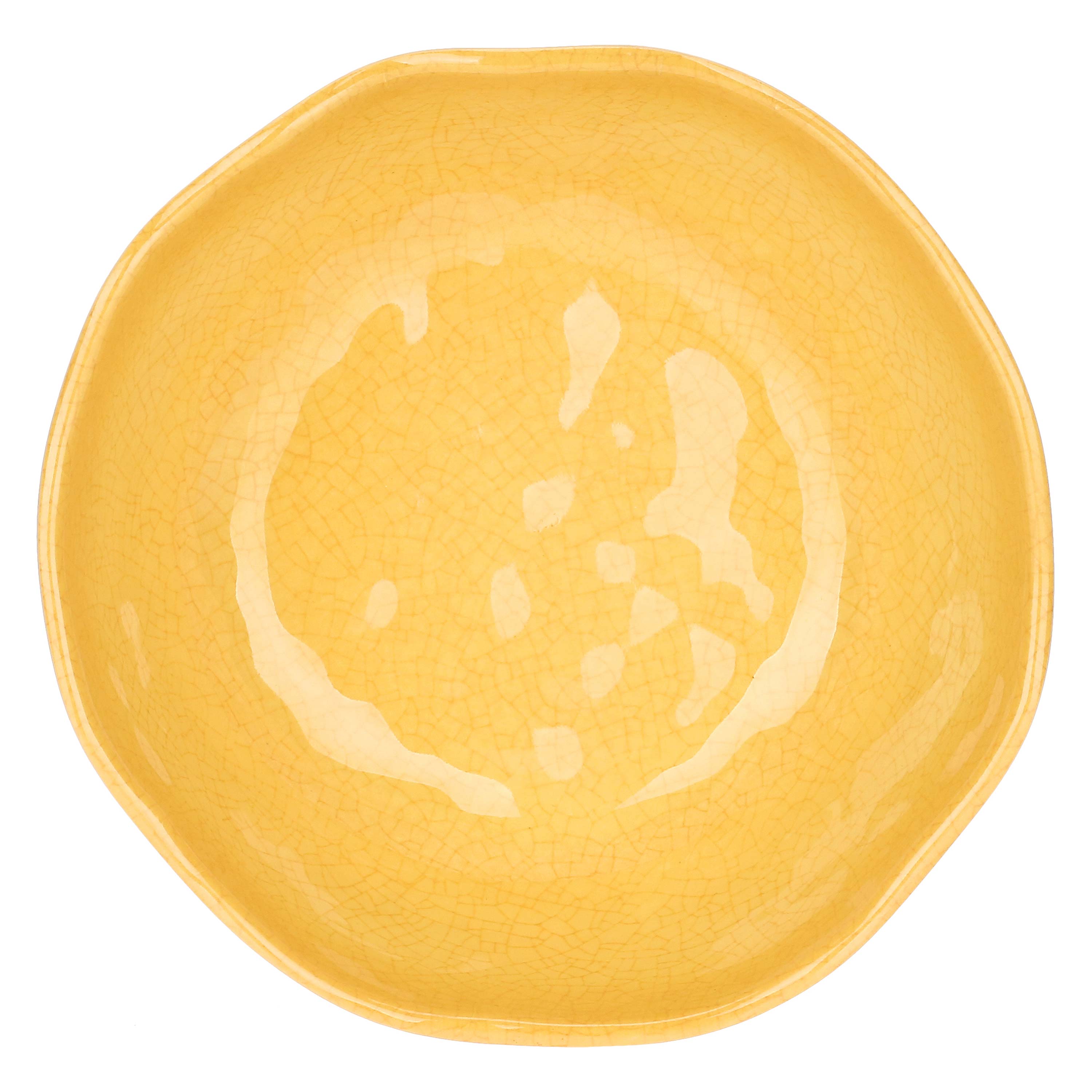 Set da 6 - Atmosfera Ocra Coppetta - MELAMINA, Ø16 cm x H7 cm