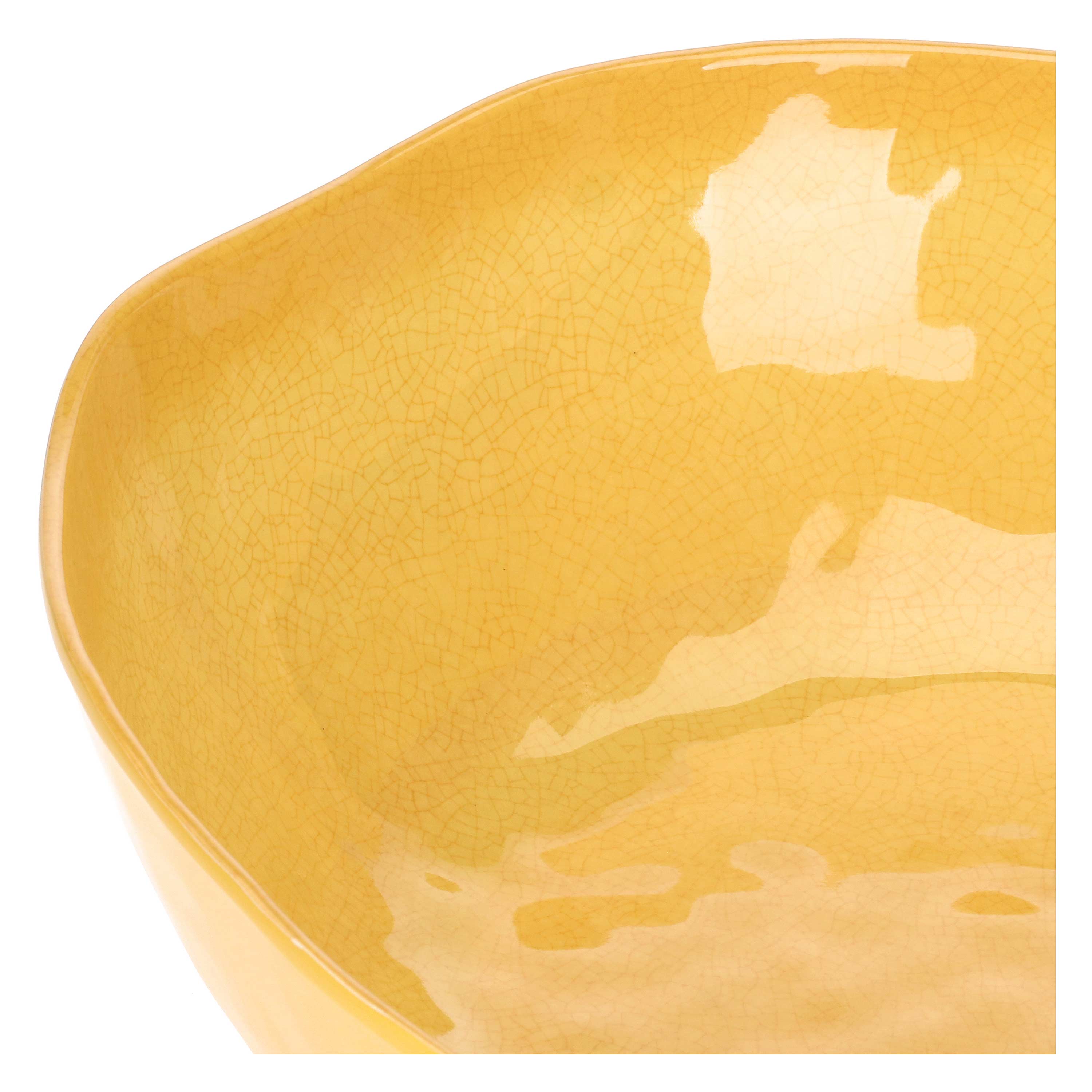 Set da 3 - Atmosfera Ocra Insalatiera 36Cm - MELAMINA, Ø36 cm x H11 cm