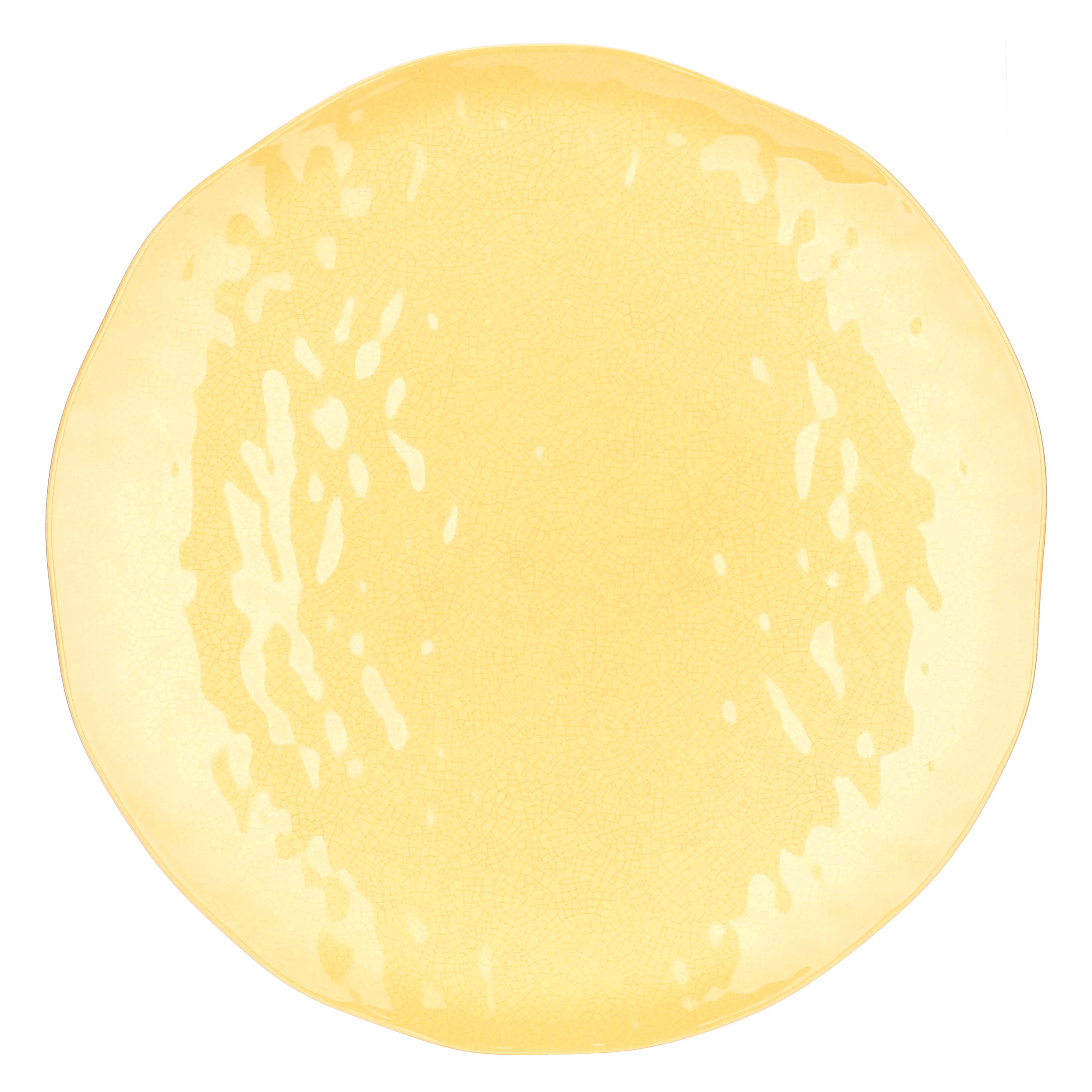 Set da 3 - Atmosfera Ocra Vassoio Tondo - MELAMINA, Ø42 cm