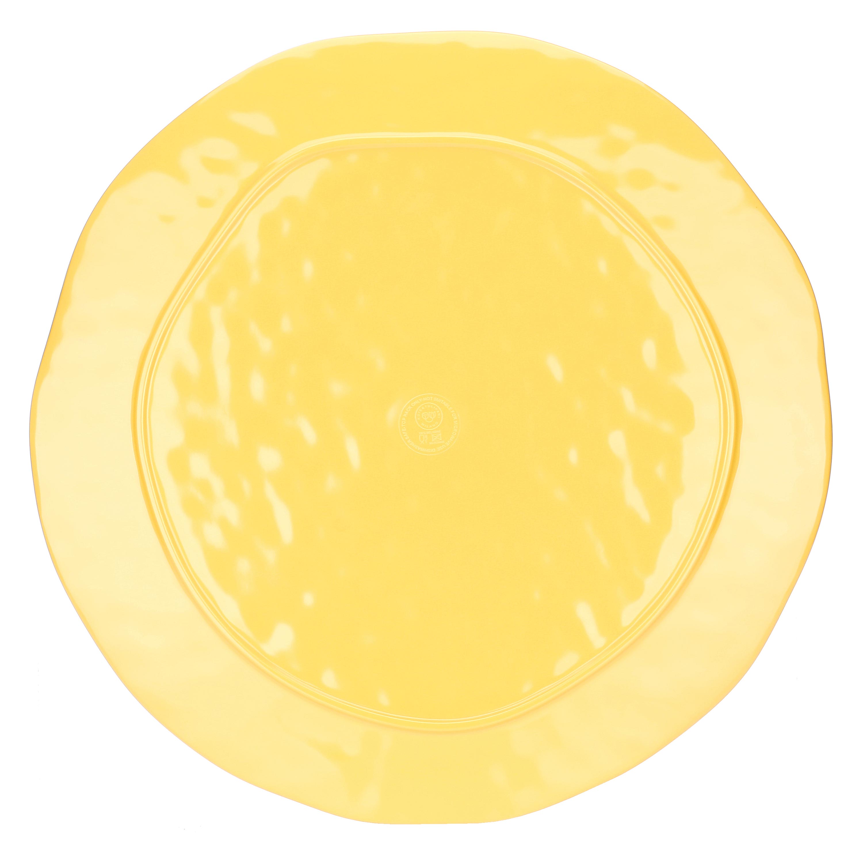 Set da 3 - Atmosfera Ocra Vassoio Tondo - MELAMINA, Ø42 cm