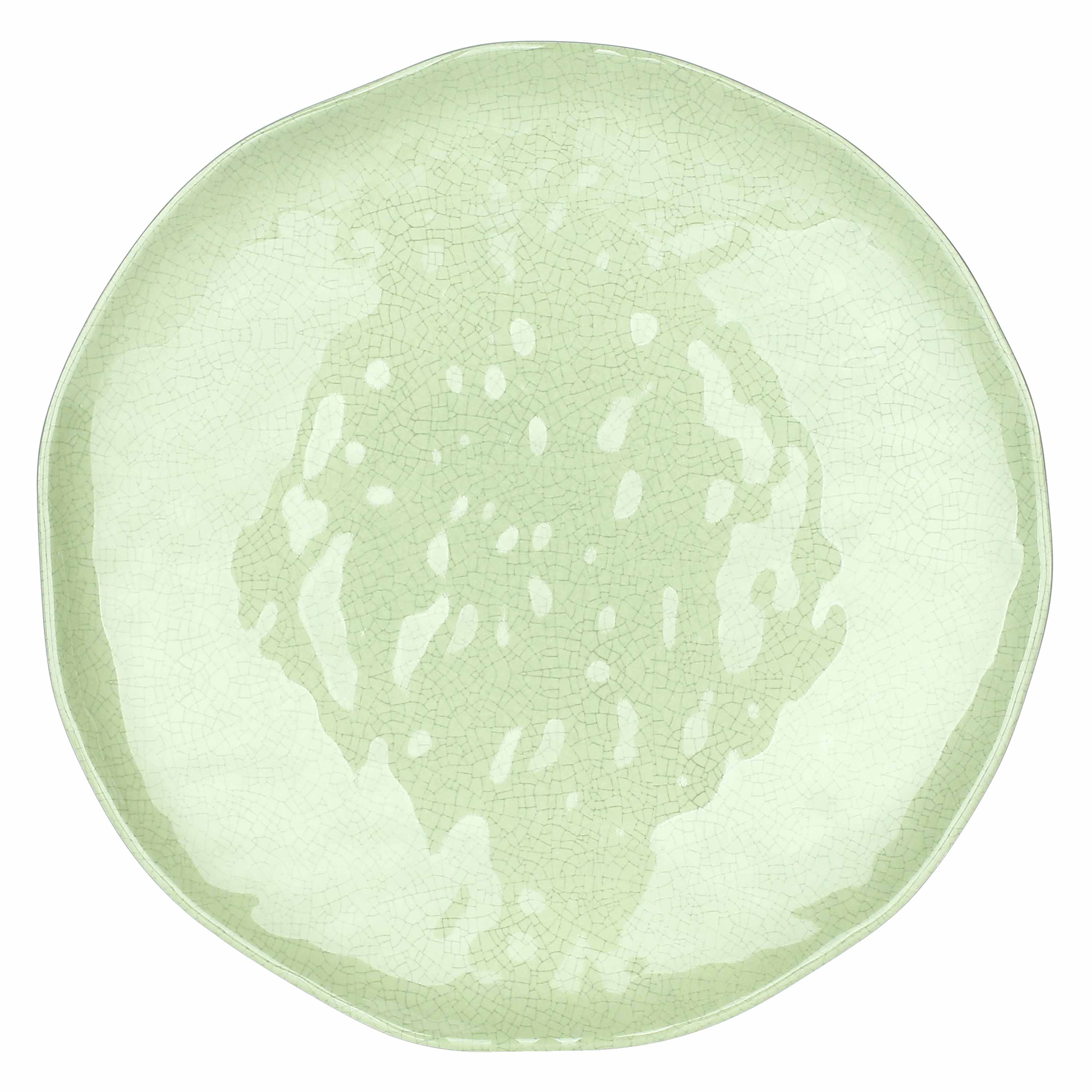 Atmosfera Verde Set 2 Piatti Piani - MELAMINA, Ø27 cm