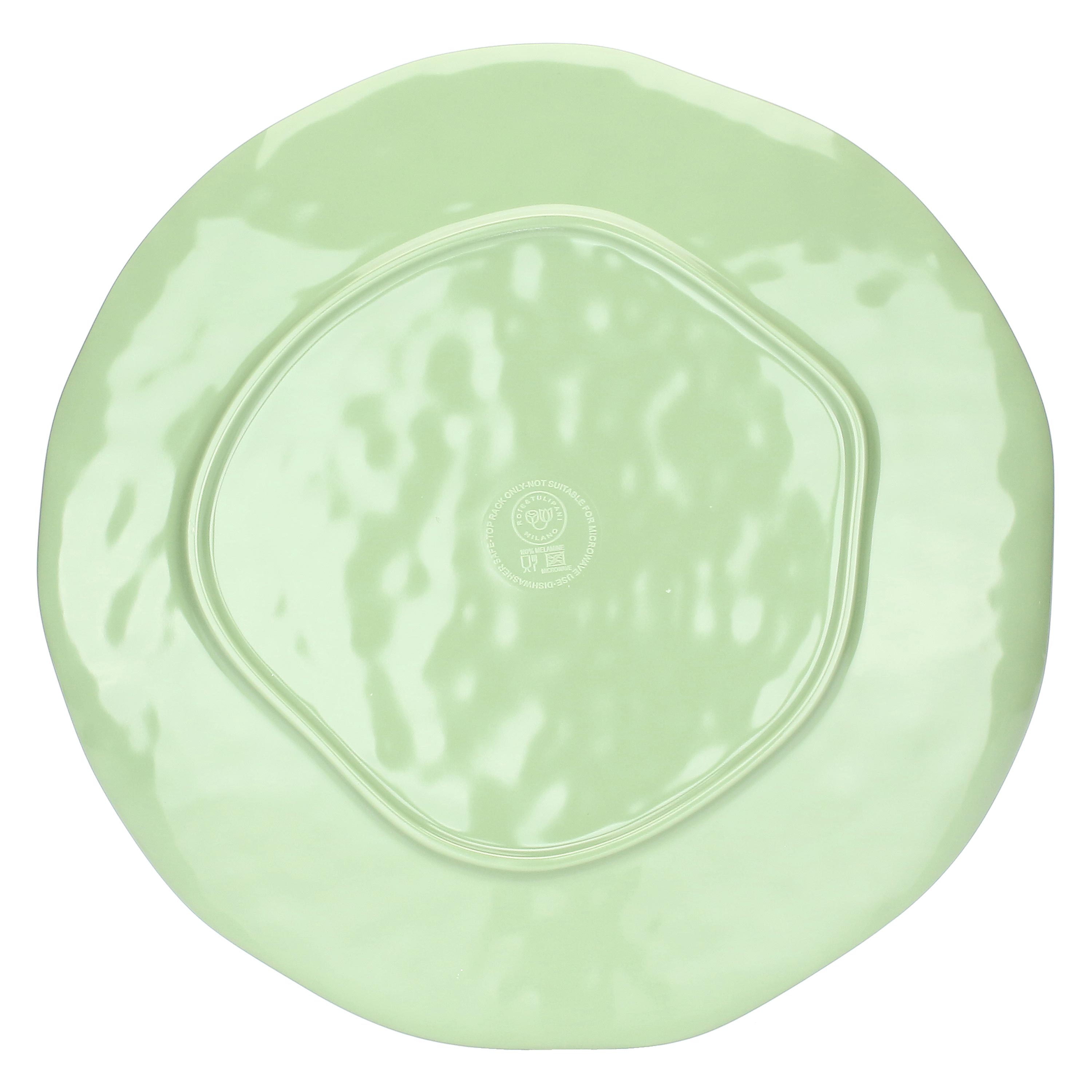 Atmosfera Verde Set 2 Piatti Piani - MELAMINA, Ø27 cm